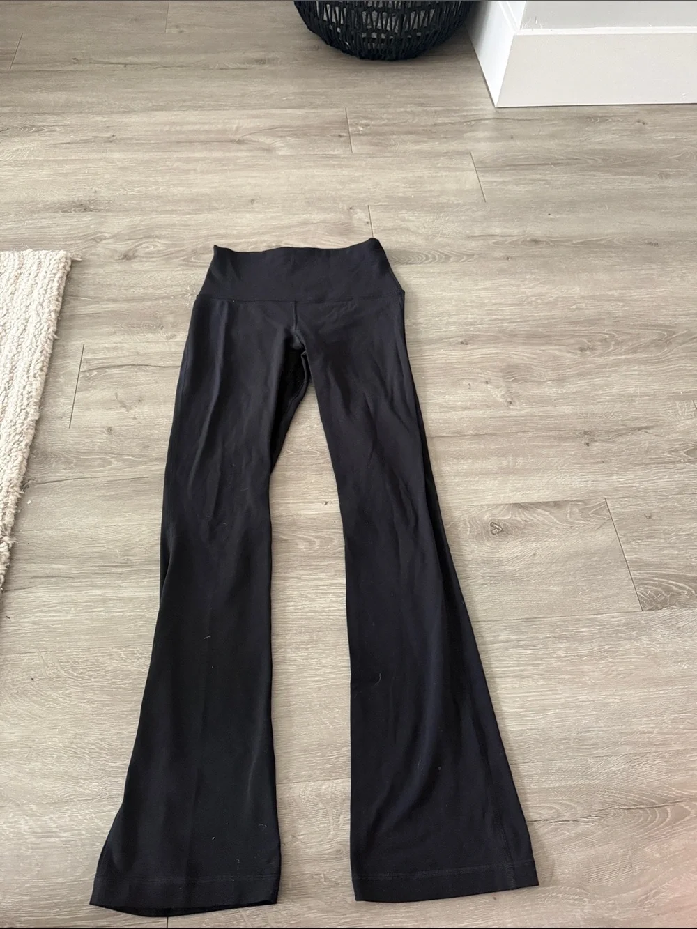 lululemon athletica Black Flared Leggings
